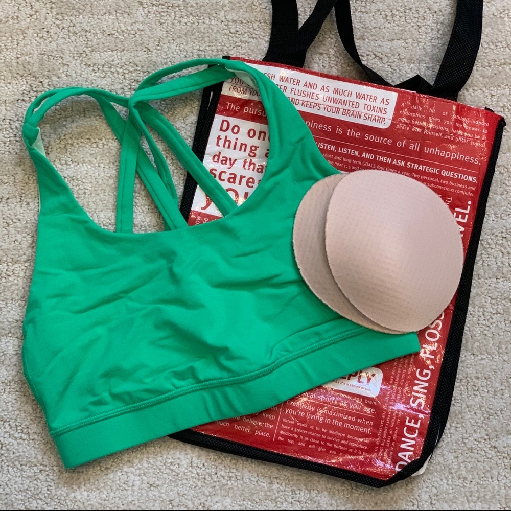 Lululemon Energy Bra Medium Support Green 4